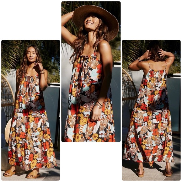 Anthropologie Dresses & Skirts - Denyse Tiered Floral Maxi Dress